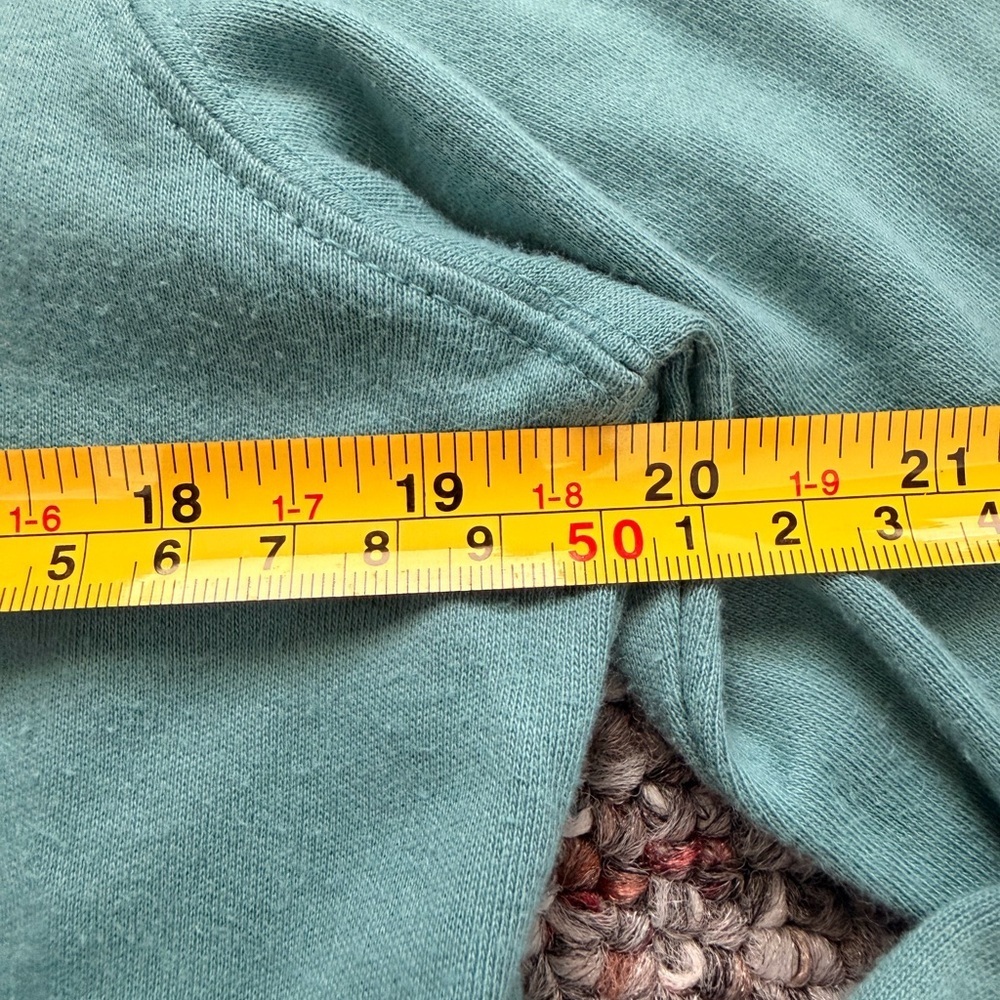 Lauren Ralph Lauren Teal Turtleneck Cotton Sweater Small bur fits oversized - Picture 4 of 8